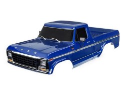 Traxxas Body Ford F-150 (1979), Complete, Blue (Painted, Decals Applied) (Includes Grille, Side Mirr