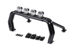 Roll Bar (Black)/ Mounts (Front (2), Rear (Left & Right))/ 2.6x12mm Bcs (Self-Tapping) (4) (Fits #92