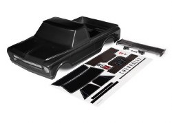 Traxxas Body, Chevrolet C10 (black) (includes wing & decals) (requires #9415 series body accessories