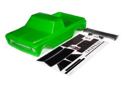Traxxas Body, Chevrolet C10 (green) (includes wing & decals) (requires #9415 series body accessories
