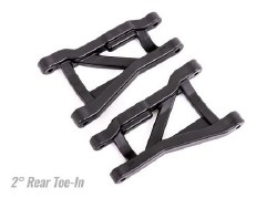 Suspension arms, black, rear (left & right), heavy duty, 2Â° toe angle (2)