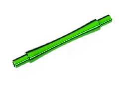 Axle, Wheelie Bar, 6061-T6 Aluminum (Green-Anodized) (1)/ 3X12 BCS (With Threadlock) (2)