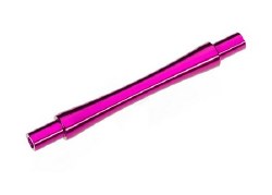 Axle, Wheelie Bar, 6061-T6 Aluminum (Pink-Anodized) (1)/ 3X12 BCS (With Threadlock) (2)