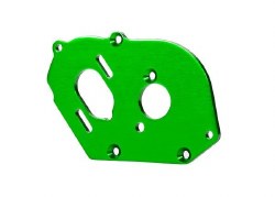 Plate, motor, green (4mm thick) (aluminum)/ 3x10mm CS with split and flat washer (2)