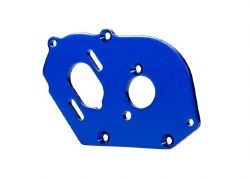 Plate, motor, blue (4mm thick) (aluminum)/ 3x10mm CS with split and flat washer (2)