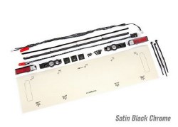 Traxxas LED lights, tail lights (red)/ power harness/ tail light housings (left & right)/ tailgate t