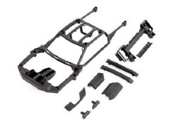 Body support (assembled with front mount & rear latch)/ skid pads (roof) (left & right)