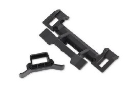 Body mounts, rear/ shock guard (body retainer), front