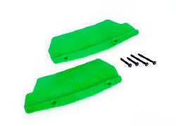 Mud guards, rear, green (left and right)/ 3x15 CCS (2)