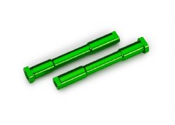 Bellcrank posts, steering (aluminum, green-anodized)