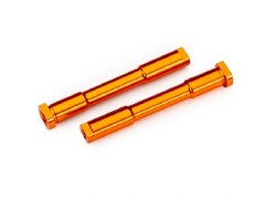 Bellcrank posts, steering (aluminum, orange-anodized)