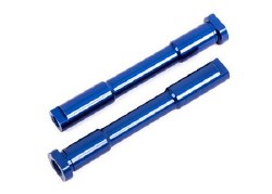 Bellcrank posts, steering (aluminum, blue-anodized)