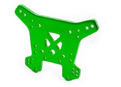 Shock tower, rear, 6061-T6 aluminum (green-anodized)