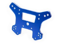 Shock tower, front, 6061-T6 aluminum (blue-anodized)