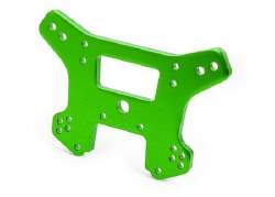 Shock tower, front, 6061-T6 aluminum (green-anodized)