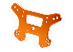 Shock tower, front, 6061-T6 aluminum (orange-anodized)