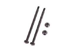 Suspension pins, outer, rear, 3.5x56.7mm (hardened steel) (2)/ M3x0.5mm NL, flanged (2)