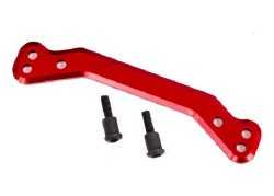 Draglink, Steering, 6061-T6 Aluminum (Red-Anodized)/ 3X14mm SS (2)