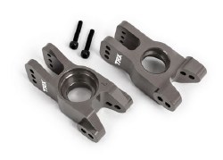 Carriers, Stub Axle, 6061-T6 Aluminum (Dark Titanium-Anodized) (Left And Right)