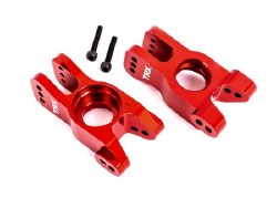 Carriers, Stub Axle, 6061-T6 Aluminum (Red-Anodized) (Left And Right)