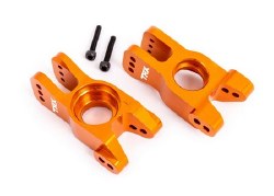 Carriers, Stub Axle, 6061-T6 Aluminum (Orange-Anodized) (Left And Right)