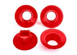 Wheel Covers, Red (4) (Fits TRA9572 Wheels)