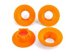 Wheel Covers, Orange (4) (Fits TRA9572 Wheels)