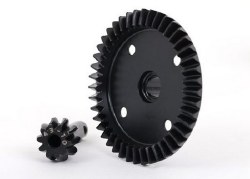 Ring gear, differential/ pinion gear, differential (machined) (front or rear)