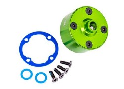 Carrier, Differential (Aluminum, Green-Anodized)/ Differential Bushing/ Ring Gear Gasket/ 3x10mm CCS