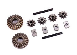 Output gears, differential, hardened steel