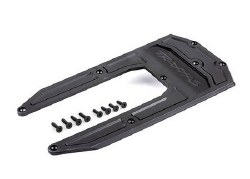 Skidplate, Chassis, Black (Fits Sledge)