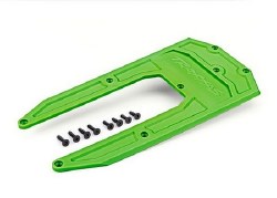 Skidplate, Chassis, Green (Fits Sledge)