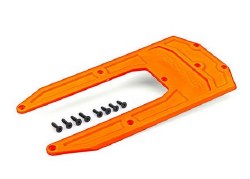 Skidplate, Chassis, Orange (Fits Sledge)