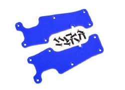 Suspension arm covers, blue, front (left and right)/ 2.5x8 CCS (12)