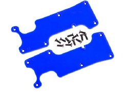 Suspension arm covers, blue, rear (left and right)/ 2.5x8 CCS (12)