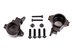 Steering Blocks, 6061-T6 Aluminum (Dark Titanium-Anodized), Left & Right