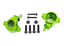 Steering Blocks, 6061-T6 Aluminum (Green-Anodized), Left & Right