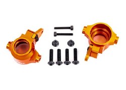 Steering Blocks, 6061-T6 Aluminum (Orange-Anodized), Left & Right