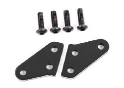 Steering Block Arms (Aluminum, Dark Titanium-Anodized) (2) (Fits TRA9635 Series & 9637 Series Steeri