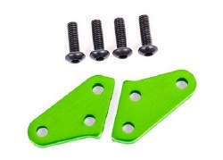 Steering Block Arms (Aluminum, Green-Anodized) (2) (Fits TRA9635 Series & 9637 Series Steering Block