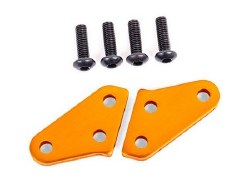 Steering Block Arms (Aluminum, Orange-Anodized) (2) (Fits TRA9635 Series & 9637 Series Steering Bloc