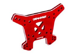 Shock Tower, Front, 7075-T6 Aluminum (Red-Anodized) (Fits Sledge)