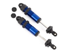 Shocks, GT-Maxx, long, aluminum (blue-anodized) (fully assembled w/o springs) (2)