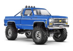Traxxas TRX-4M High Trail Edition Crawler with Chevrolet K10 Pickup Body (Blue): 1/18-Scale 4X4 Elec