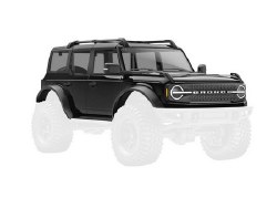 Traxxas Body, Ford Bronco (2021), Complete, Black (Includes Grille, Side Mirrors, Door Handles, Fend