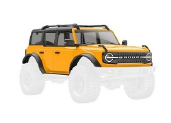 Traxxas Body, Ford Bronco, Complete, Cyber Orange (Includes Grille, Side Mirrors, Door Handles, Fend