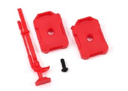 Fuel Canisters (Left & Right)/ Jack (Red) (Fits TRA9712 Body)