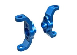 Caster Blocks, 6061-T6 Aluminum (Blue-Anodized) (Left & Right)