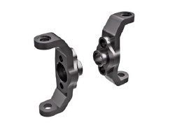 Caster Blocks, 6061-T6 Aluminum (Dark Titanium-Anodized) (Left & Right)