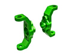 Caster Blocks, 6061-T6 Aluminum (Green-Anodized) (Left & Right)